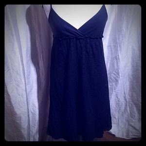 Dark grey cotton dress